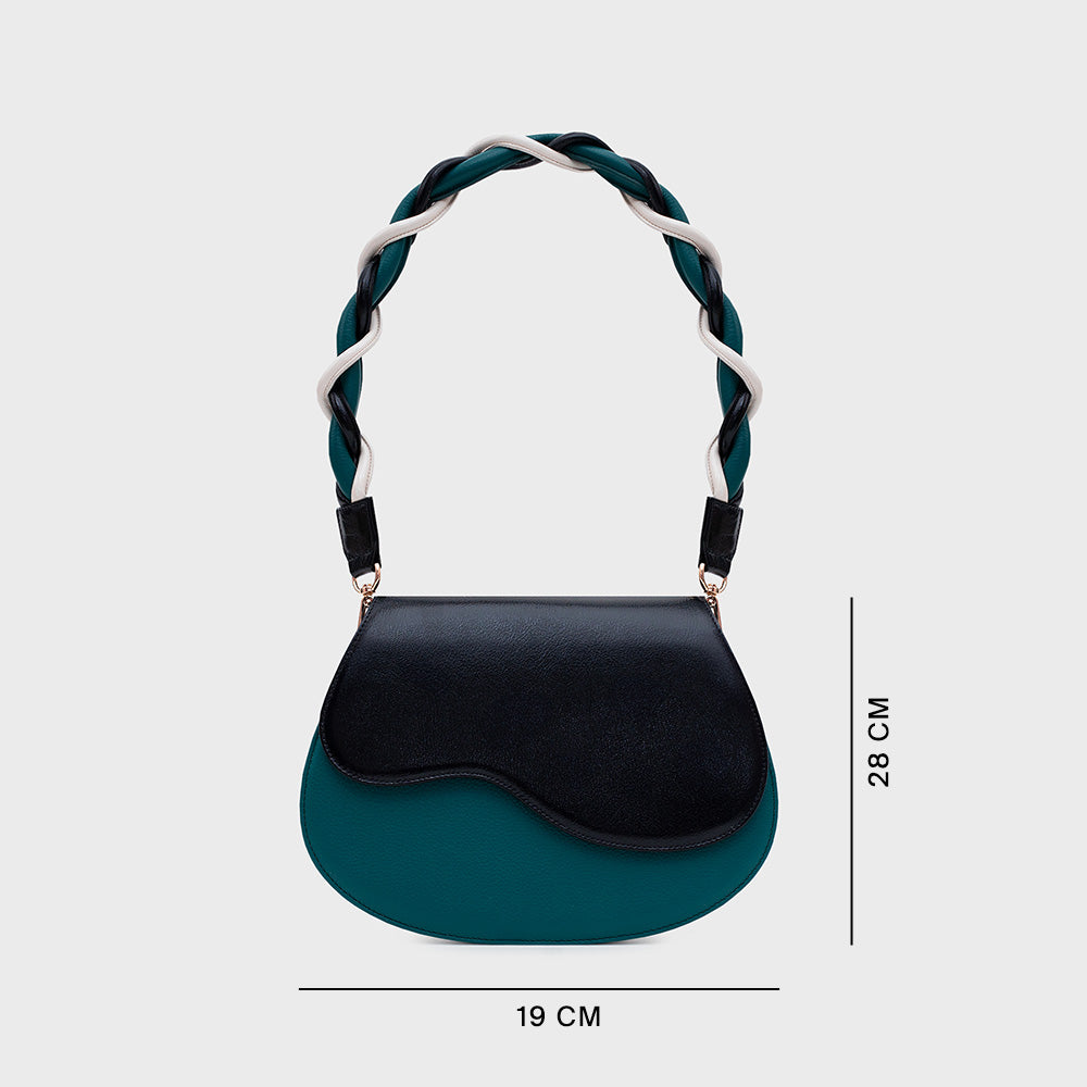 TINA CLAM BAG JADE