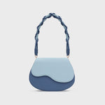 Cargue la imagen en el visor de la galería, TINA CLAM BAG CELESTE