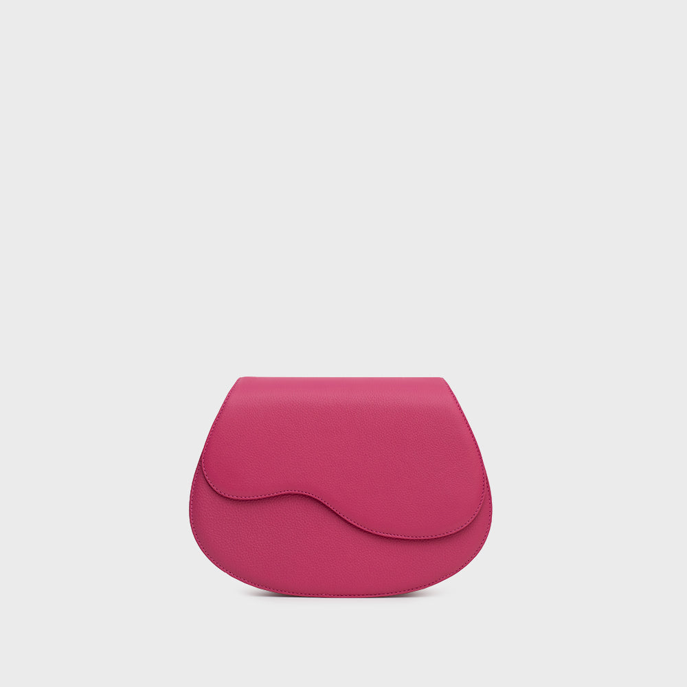 CLAM BAG TINA FUCSIA