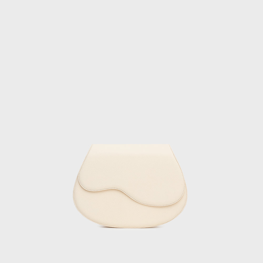 CLAM BAG TINA HUESO