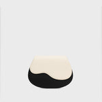 Cargue la imagen en el visor de la galería, CLAM BAG TINA HUESO NEGRO
