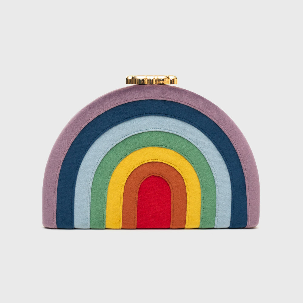 CLUTCH RETRO SUNSHINE RAINBOW MULTICOLOR