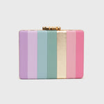 Cargue la imagen en el visor de la galería, CLUTCH RETRO SWEET SUNSHINE RECTANGULAR MULTICOLOR
