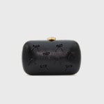 Cargue la imagen en el visor de la galería, CLUTCH PILLBOX LOUISE NEGRO
