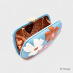 Cargue la imagen en el visor de la galería, CLUTCH WILDWOOD HEART FLOWERS CELESTE