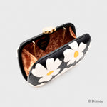 Cargue la imagen en el visor de la galería, CLUTCH WILDWOOD HEART FLOWERS NEGRO HUESO