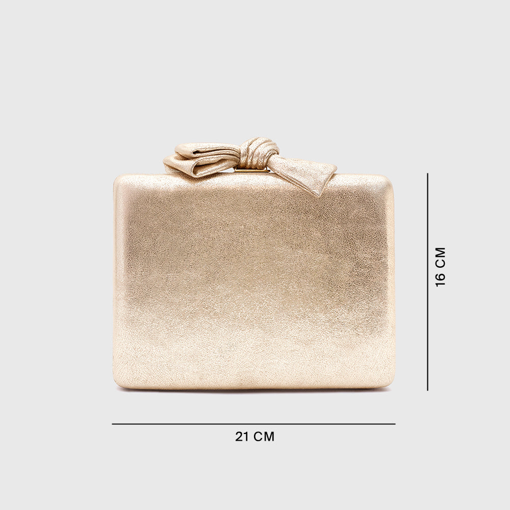 CLUTCH RAISA PLATINO ORO