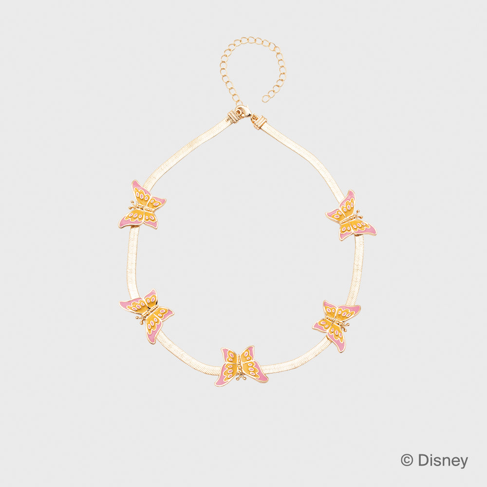 COLLAR BUTTERFLIES MAXI AMARILLO