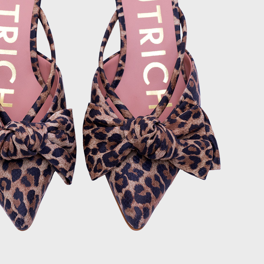 DAENA MULE MIDI LEOPARDO