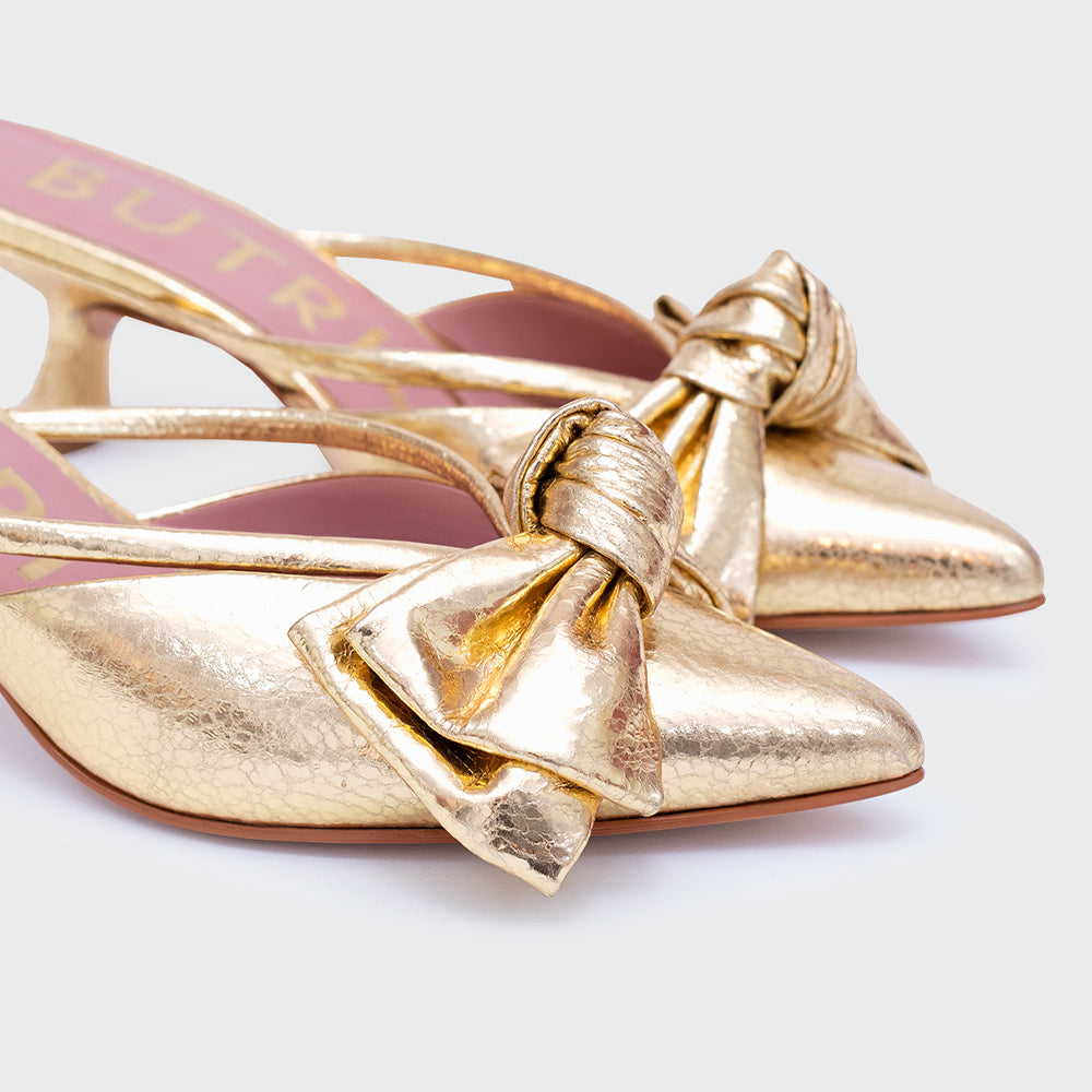 DAENA MULE MIDI ORO