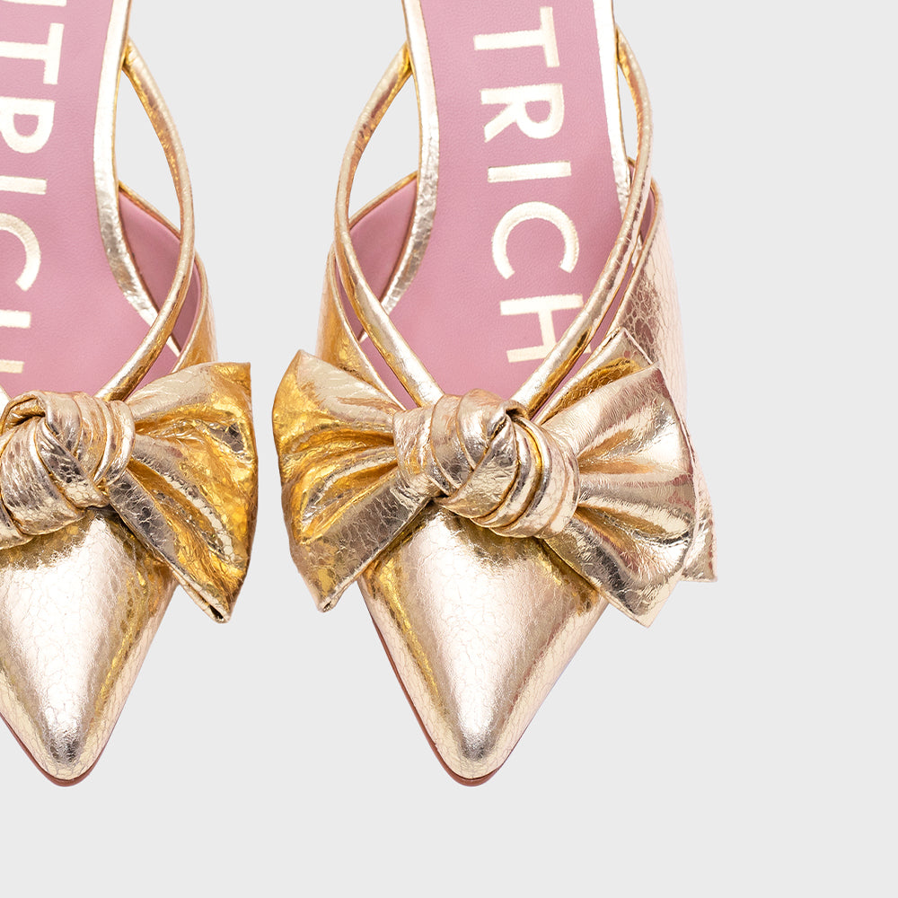 DAENA MULE MIDI ORO