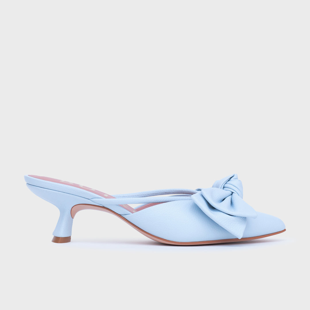 DAENA MULE MIDI CELESTE