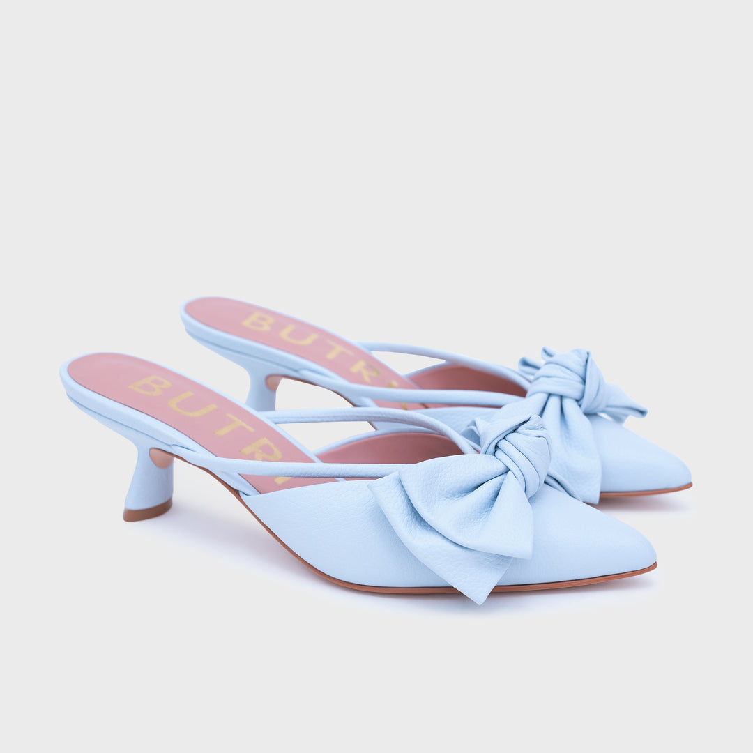 DAENA MULE MIDI CELESTE