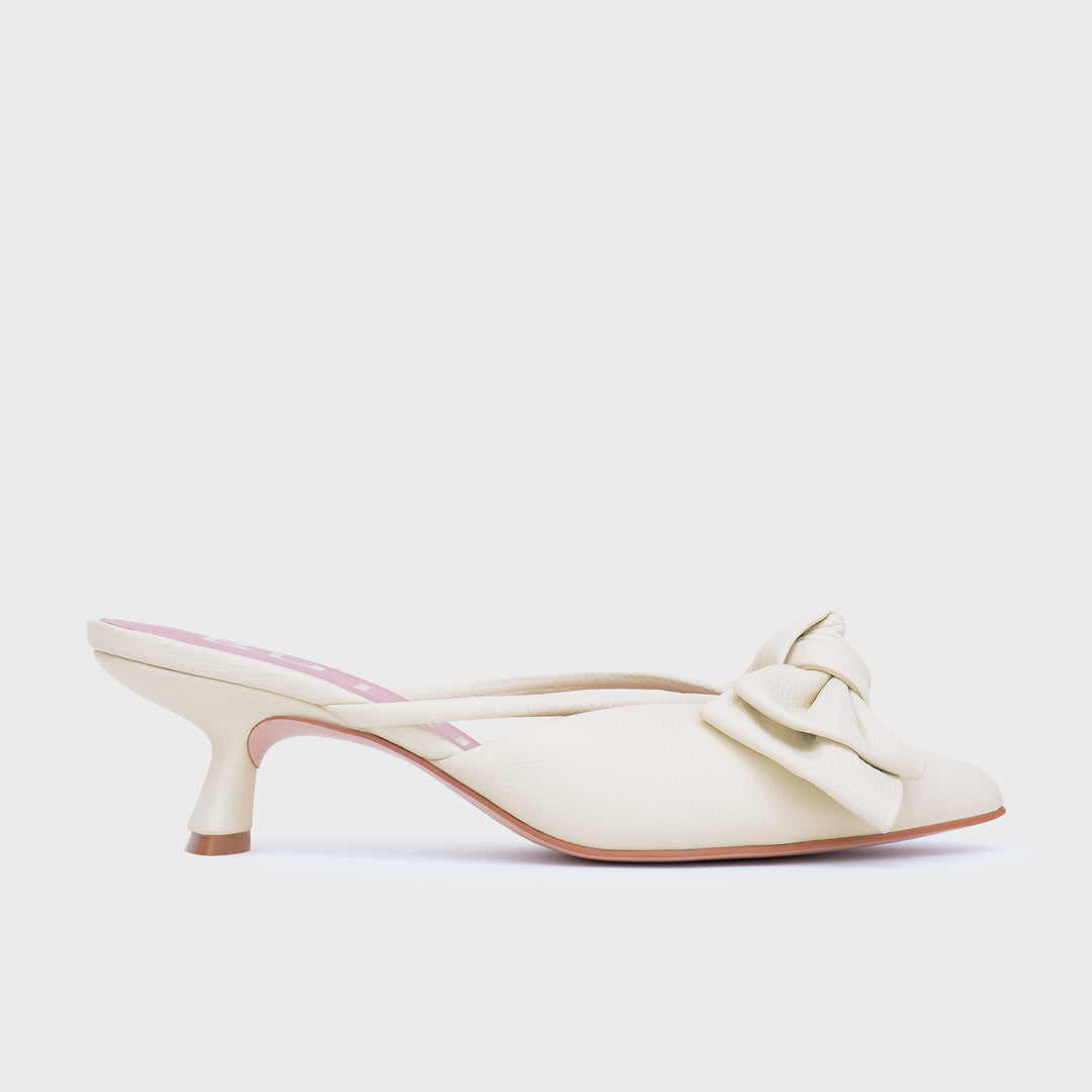 DAENA MULE MIDI HUESO