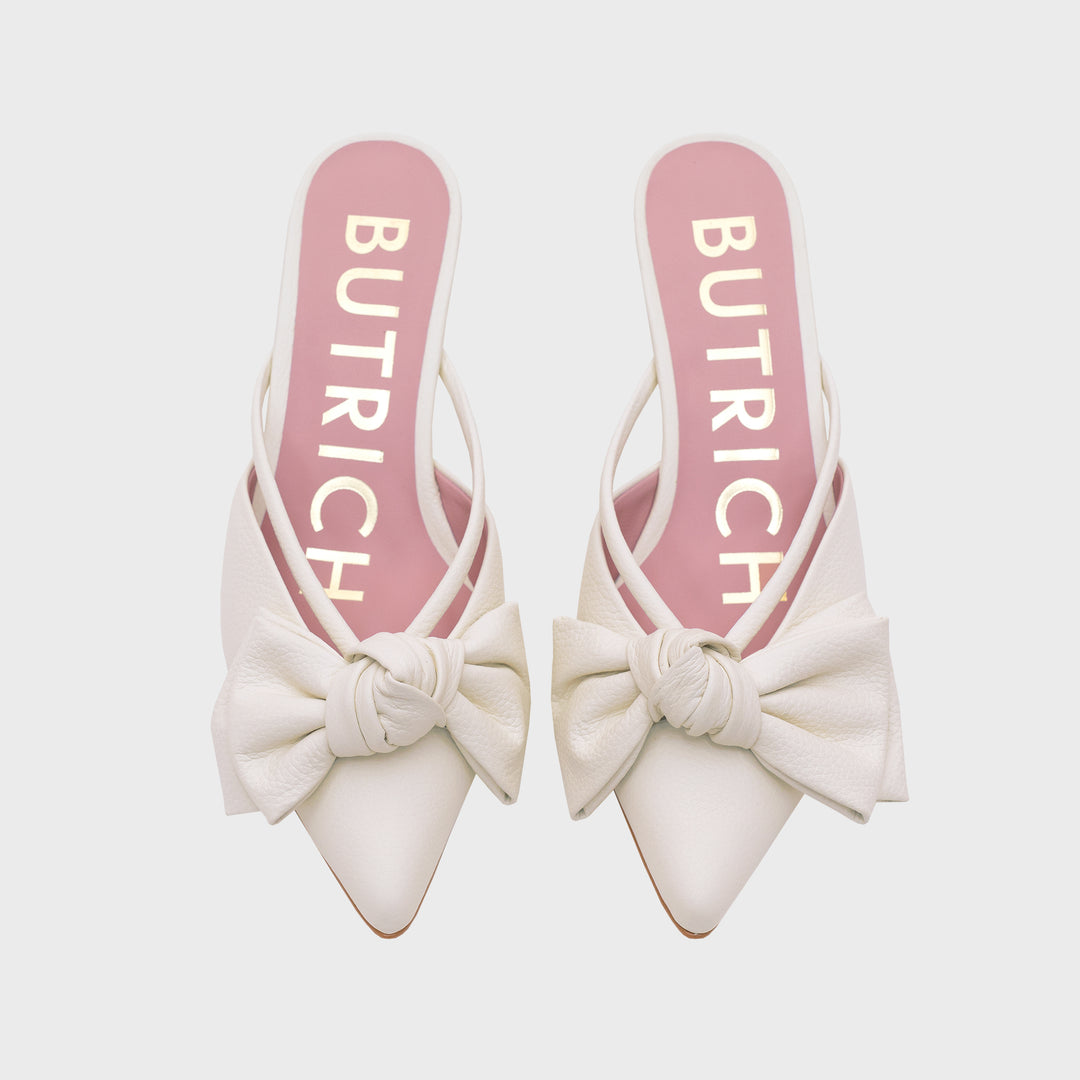 DAENA MULE MIDI HUESO