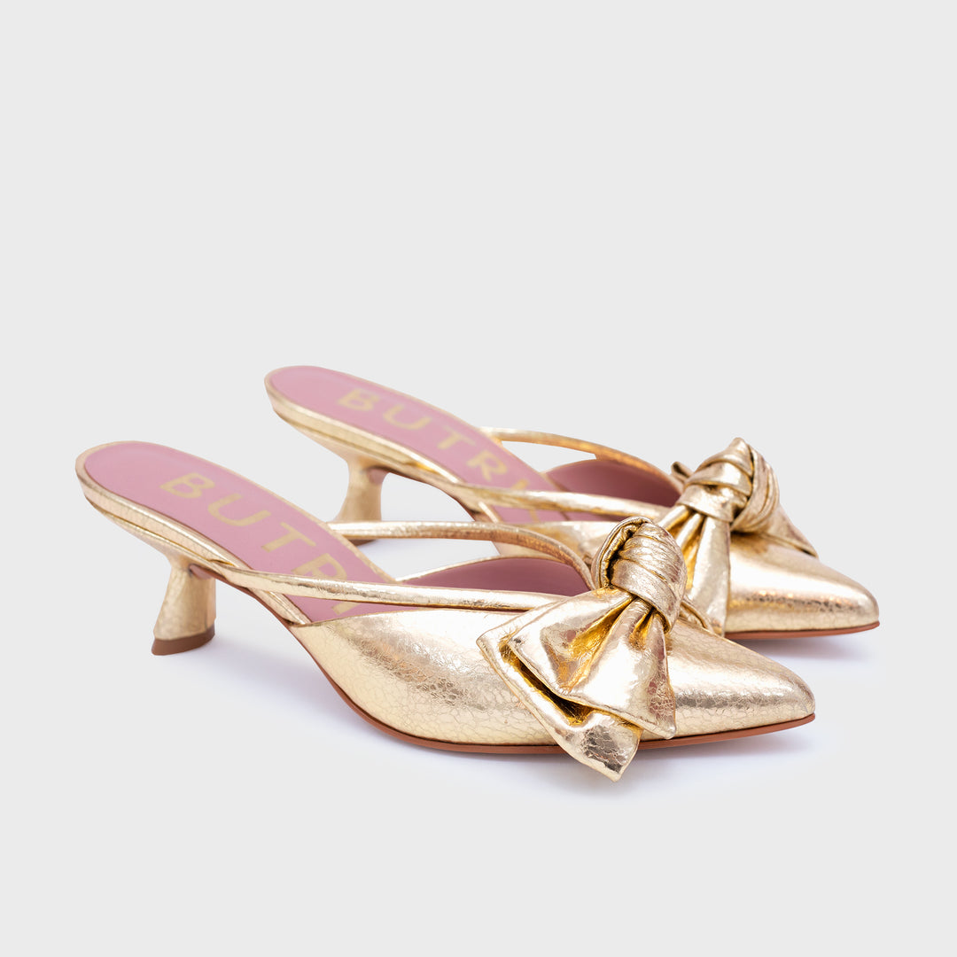 DAENA MULE MIDI ORO