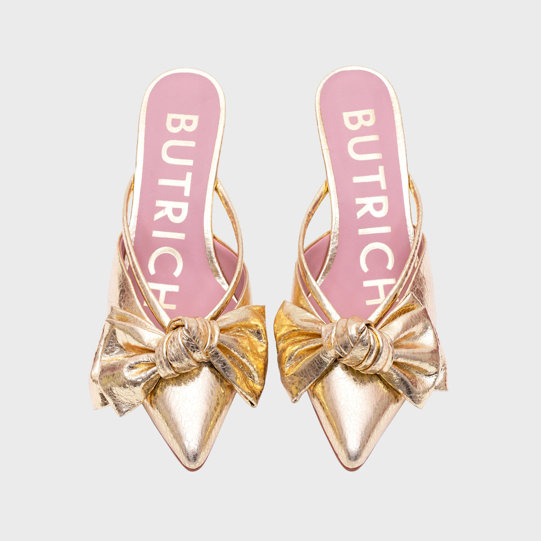 DAENA MULE MIDI ORO