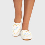 Cargue la imagen en el visor de la galería, DANAE SLIPPER BRIDE HUESO
