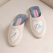 DANAE SLIPPER BRIDE HUESO