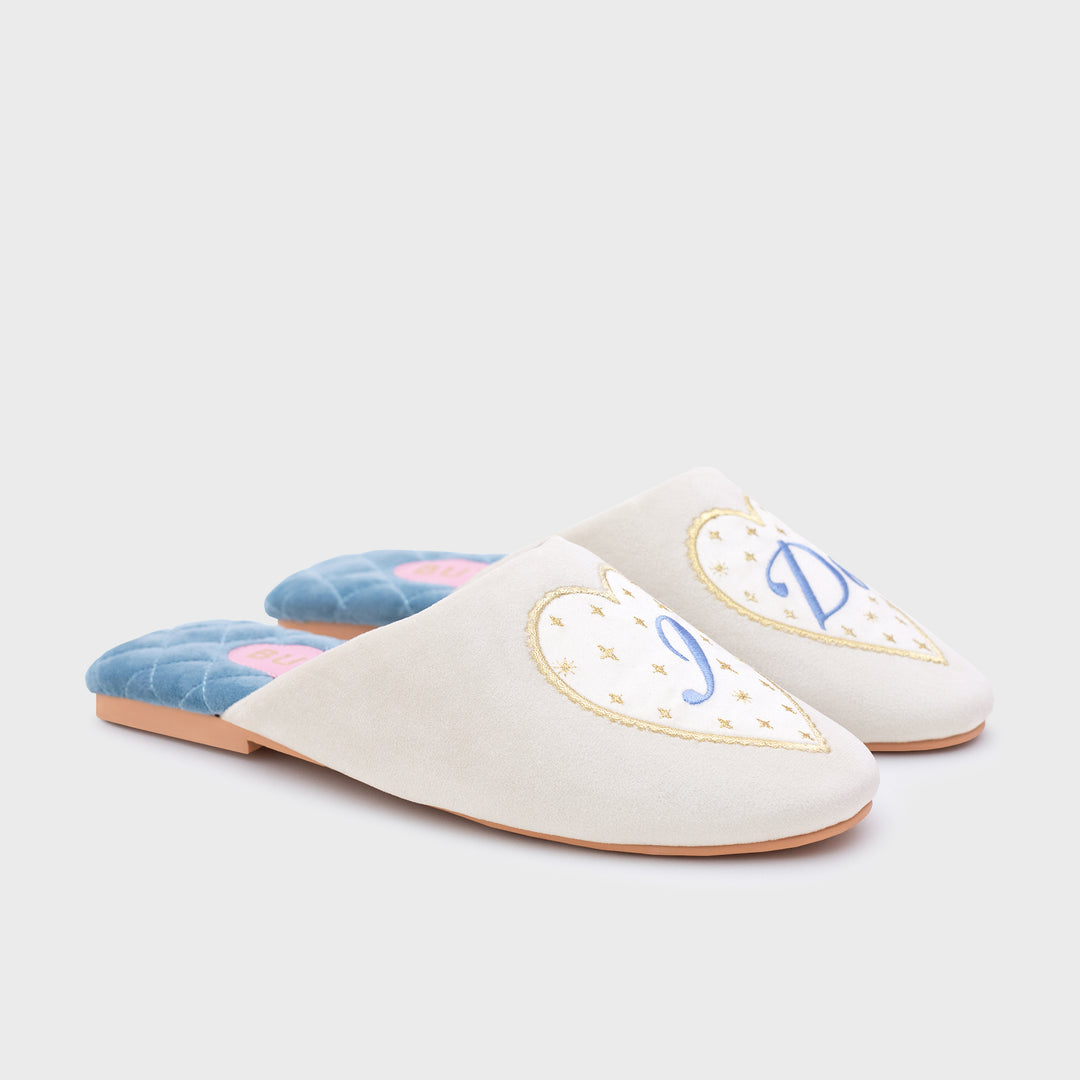 DANAE SLIPPER BRIDE HUESO