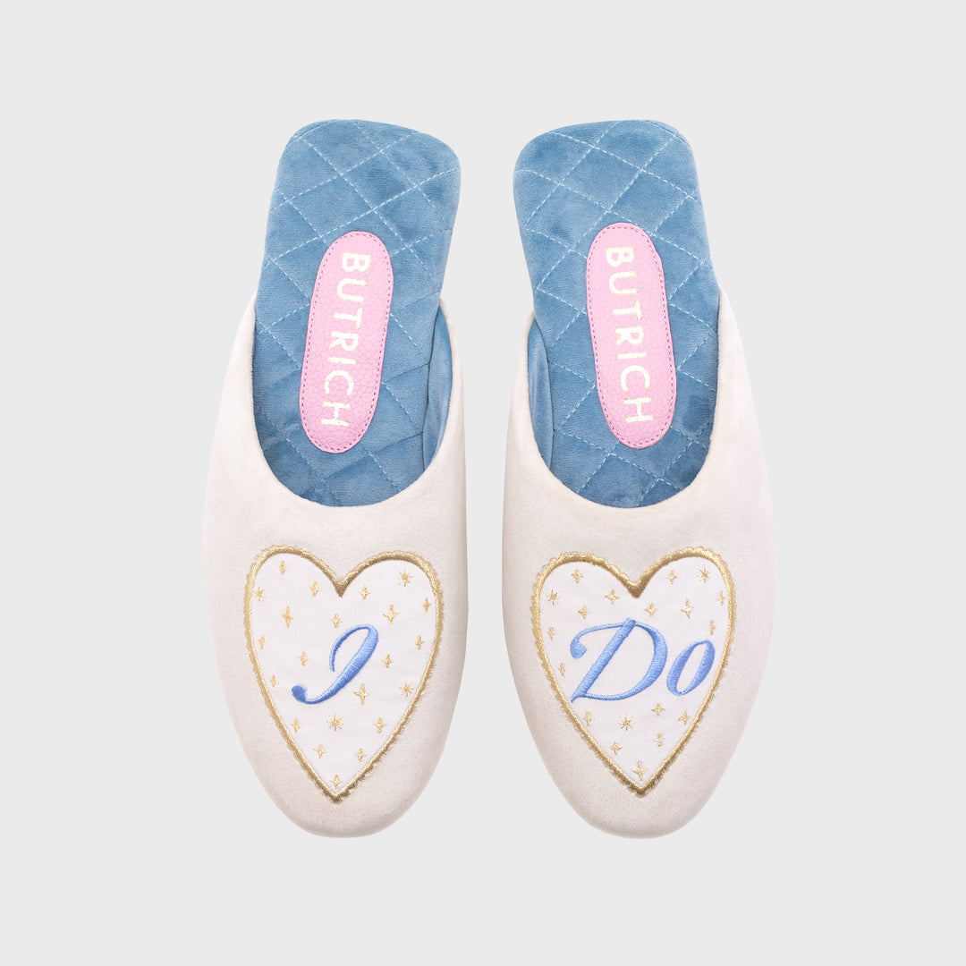 DANAE SLIPPER BRIDE HUESO