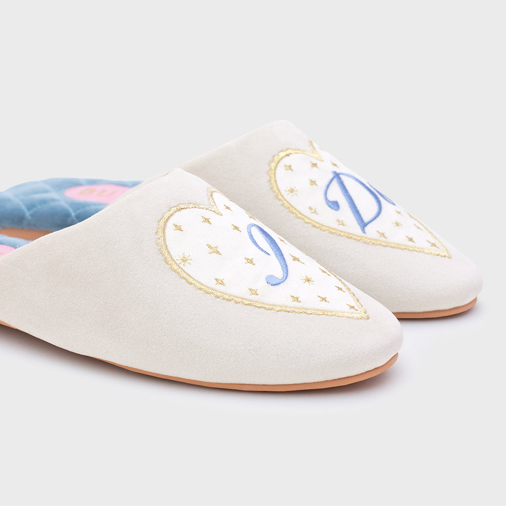DANAE SLIPPER BRIDE HUESO