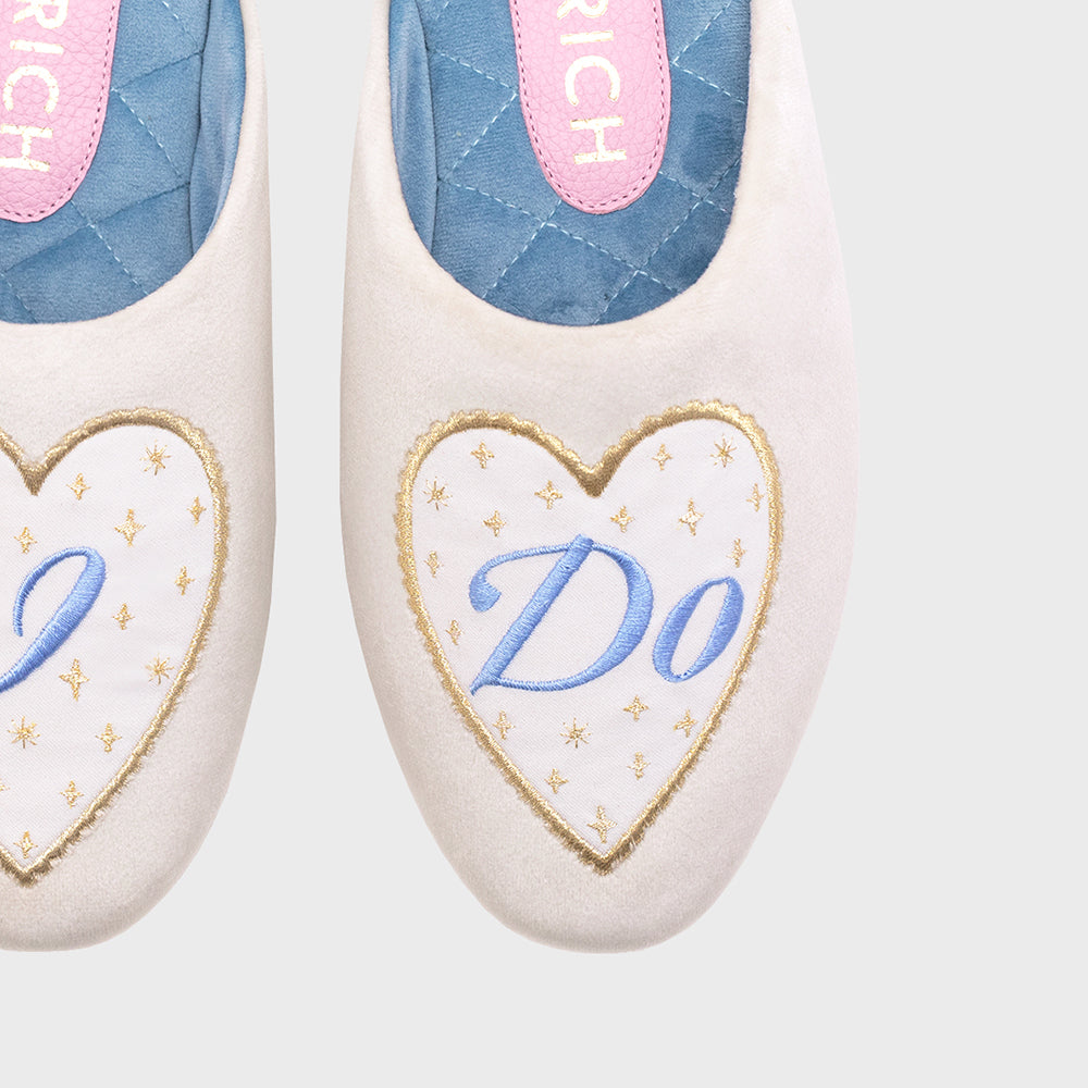 DANAE SLIPPER BRIDE HUESO