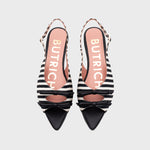 Cargue la imagen en el visor de la galería, EUGENIA FLAT SLINGBACK NEGRO
