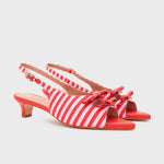 Cargue la imagen en el visor de la galería, EUGENIA FLAT SLINGBACK ROJO

