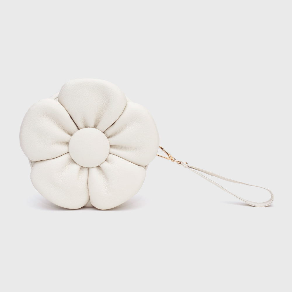 FANCY FLOWER BAG HUESO