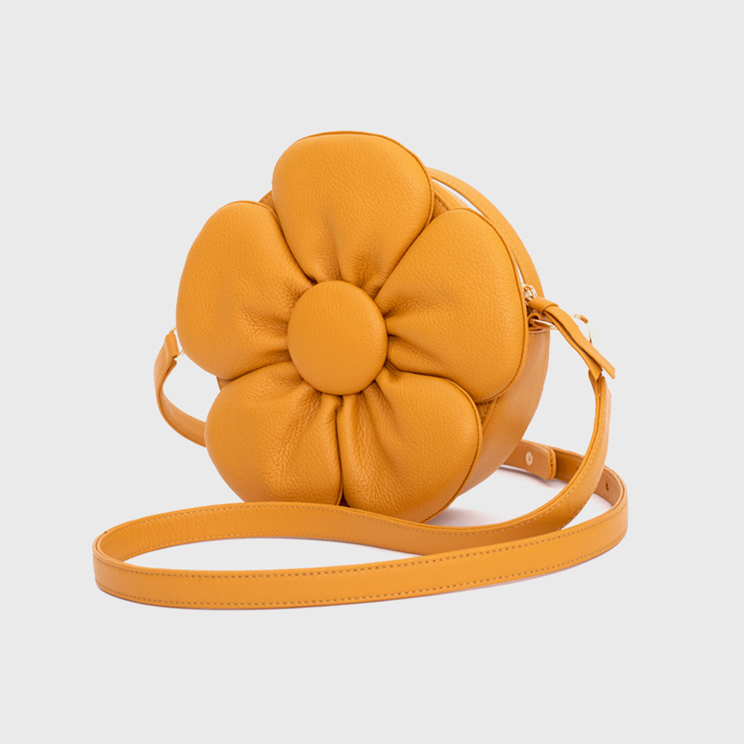 FANCY FLOWER BAG NARANJA