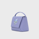 Cargue la imagen en el visor de la galería, FLAP HANDBAG BLUEBERRY SUNDAE LAVANDA