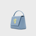 Cargue la imagen en el visor de la galería, FLAP HANDBAG LEMON SUNDAE CELESTE