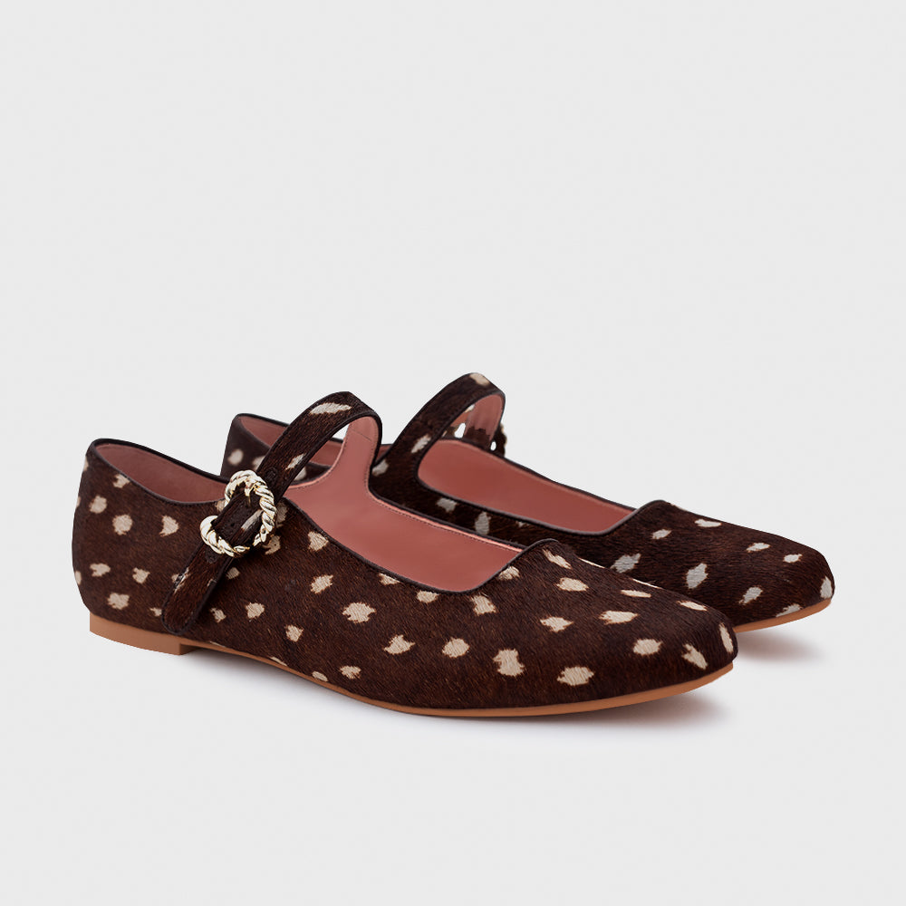 MALIKA FLAT MARRÓN