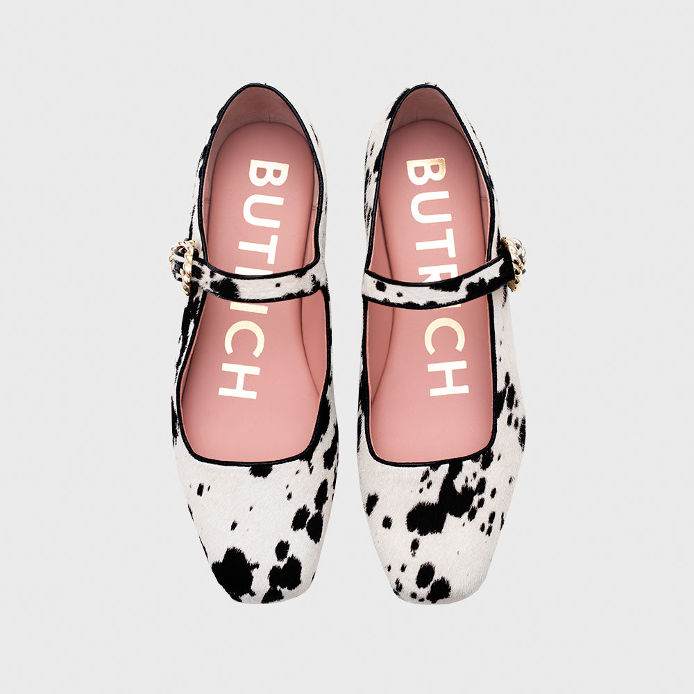 MALIKA FLAT HUESO NEGRO