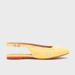 Cargue la imagen en el visor de la galería, FLAVIA FLAT SLINGBACK AMARILLO
