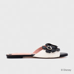 Cargue la imagen en el visor de la galería, FLOWER FLAT HUESO NEGRO