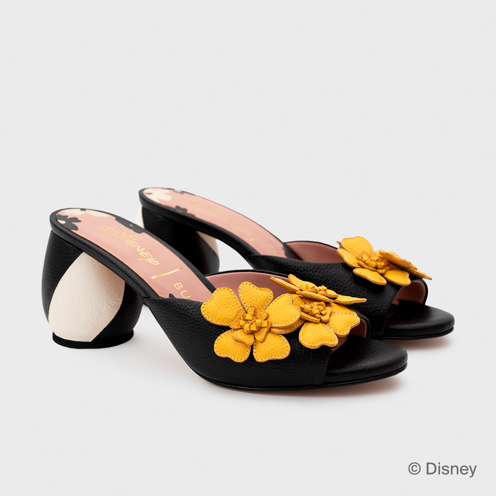 FLOWER PUMP NEGRO AMARILLO