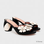 Cargue la imagen en el visor de la galería, FLOWER PUMP NEGRO HUESO