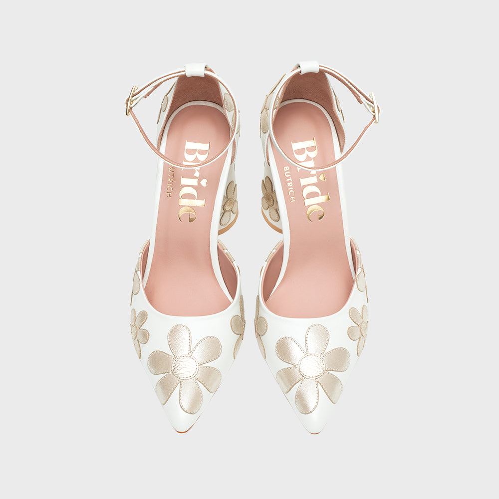 FREDA PUMP BRIDE HUESO
