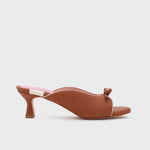 Cargue la imagen en el visor de la galería, GIUSEPPINA MULE MIDI MARRÓN
