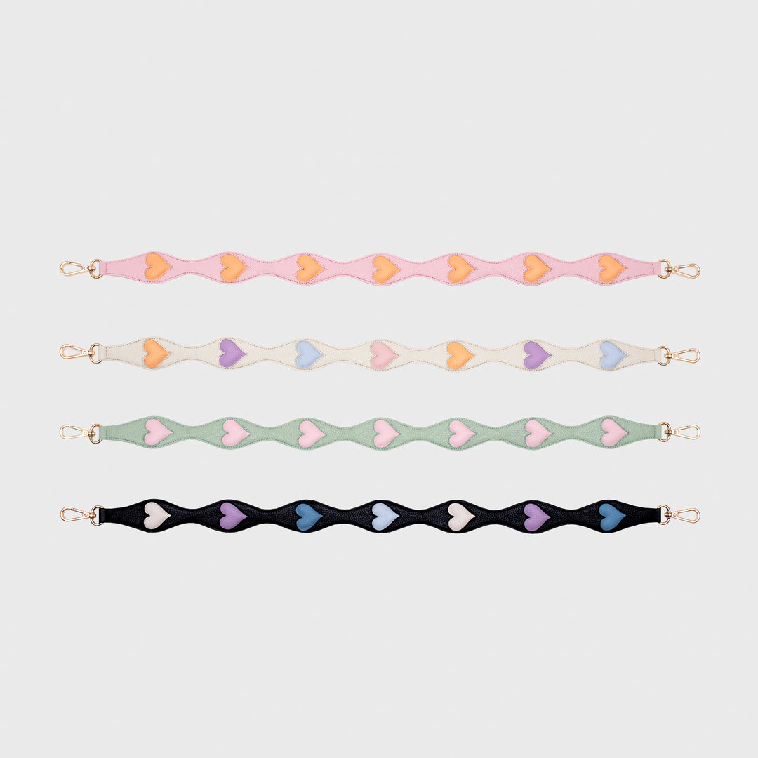 STRAP HEARTS MULTICOLOR PASTEL