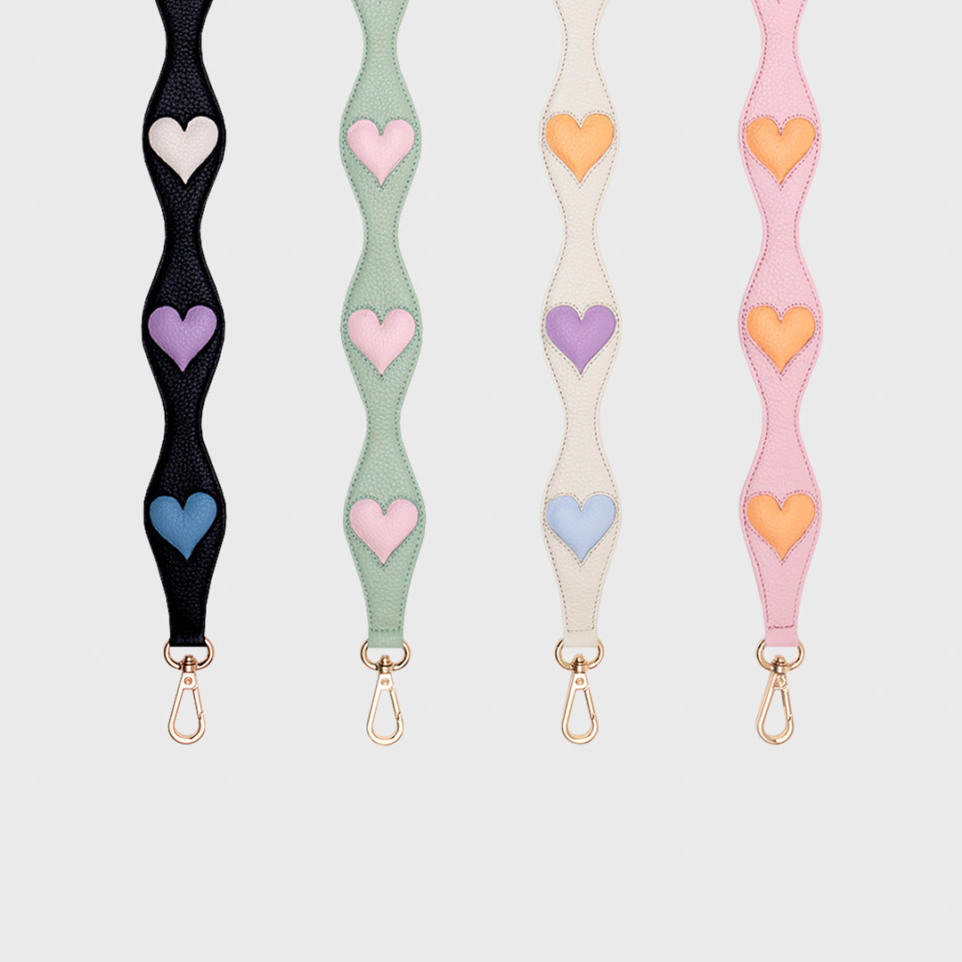 STRAP HEARTS MULTICOLOR PASTEL