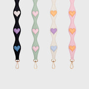 STRAP HEARTS ROSA