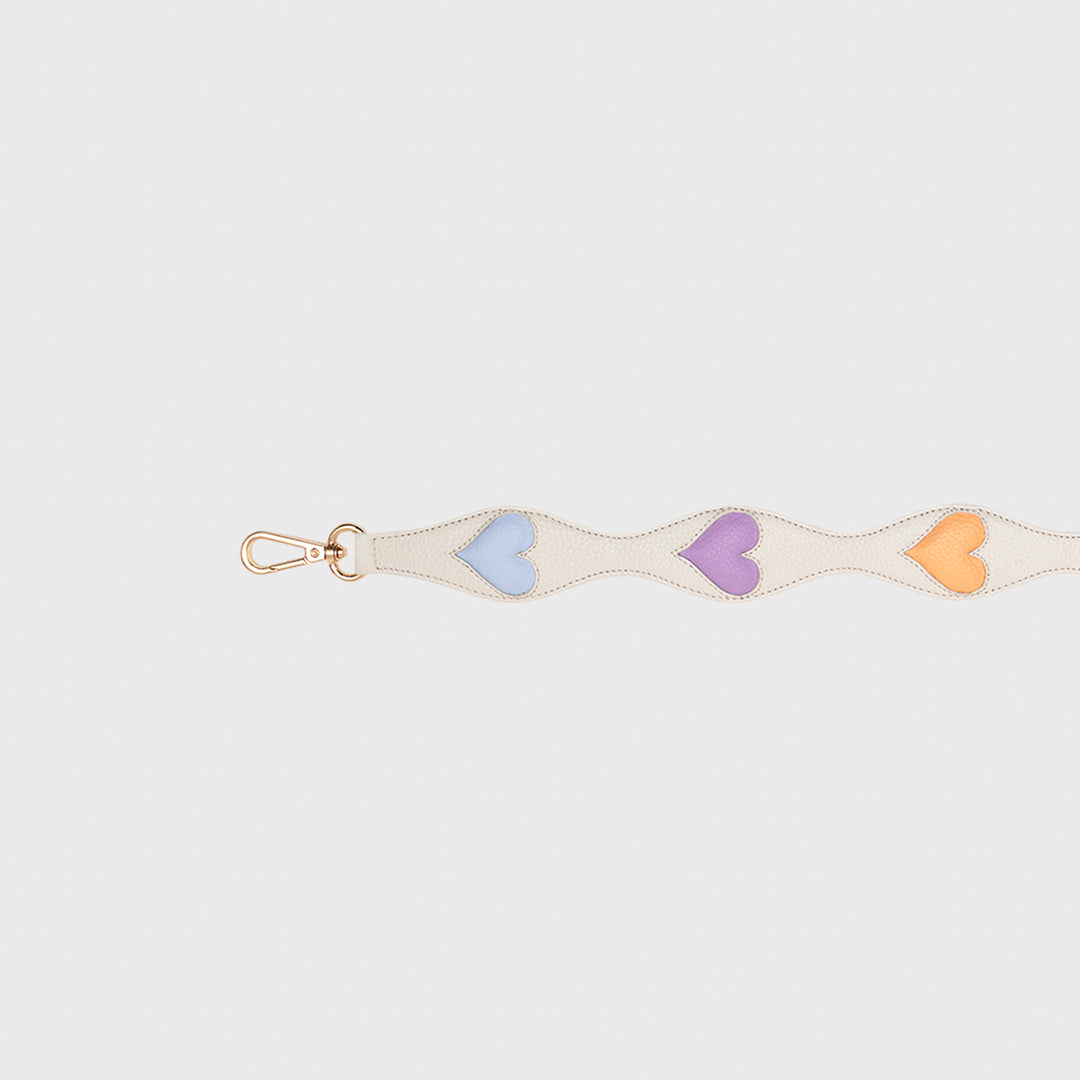 STRAP HEARTS MULTICOLOR PASTEL