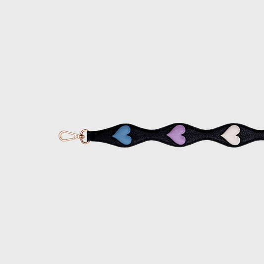 STRAP HEARTS NEGRO MULTICOLOR