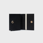 BILLETERA D JULIE HUESO NEGRO