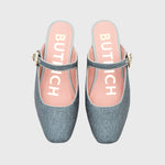 Cargue la imagen en el visor de la galería, KENZA MULE FLAT GRIS