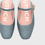 Cargue la imagen en el visor de la galería, KENZA MULE FLAT GRIS