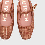 Cargue la imagen en el visor de la galería, KENZA MULE FLAT OCRE